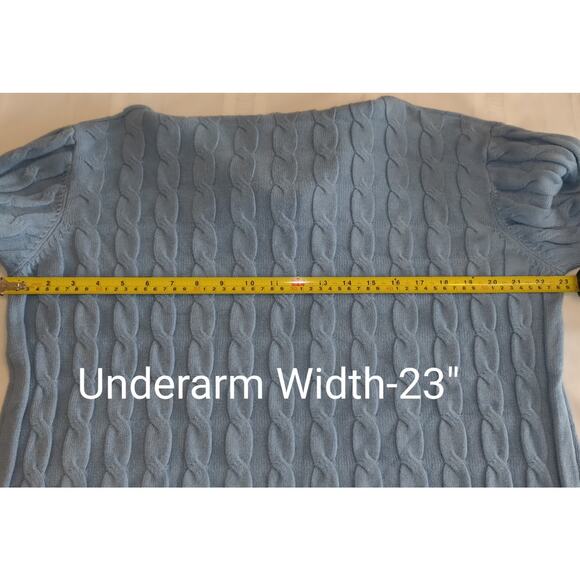 Coofandy Cable Knit Turtleneck Sweater Mens XXXL Periwinkle Blue Pullover Soft - Picture 13 of 16